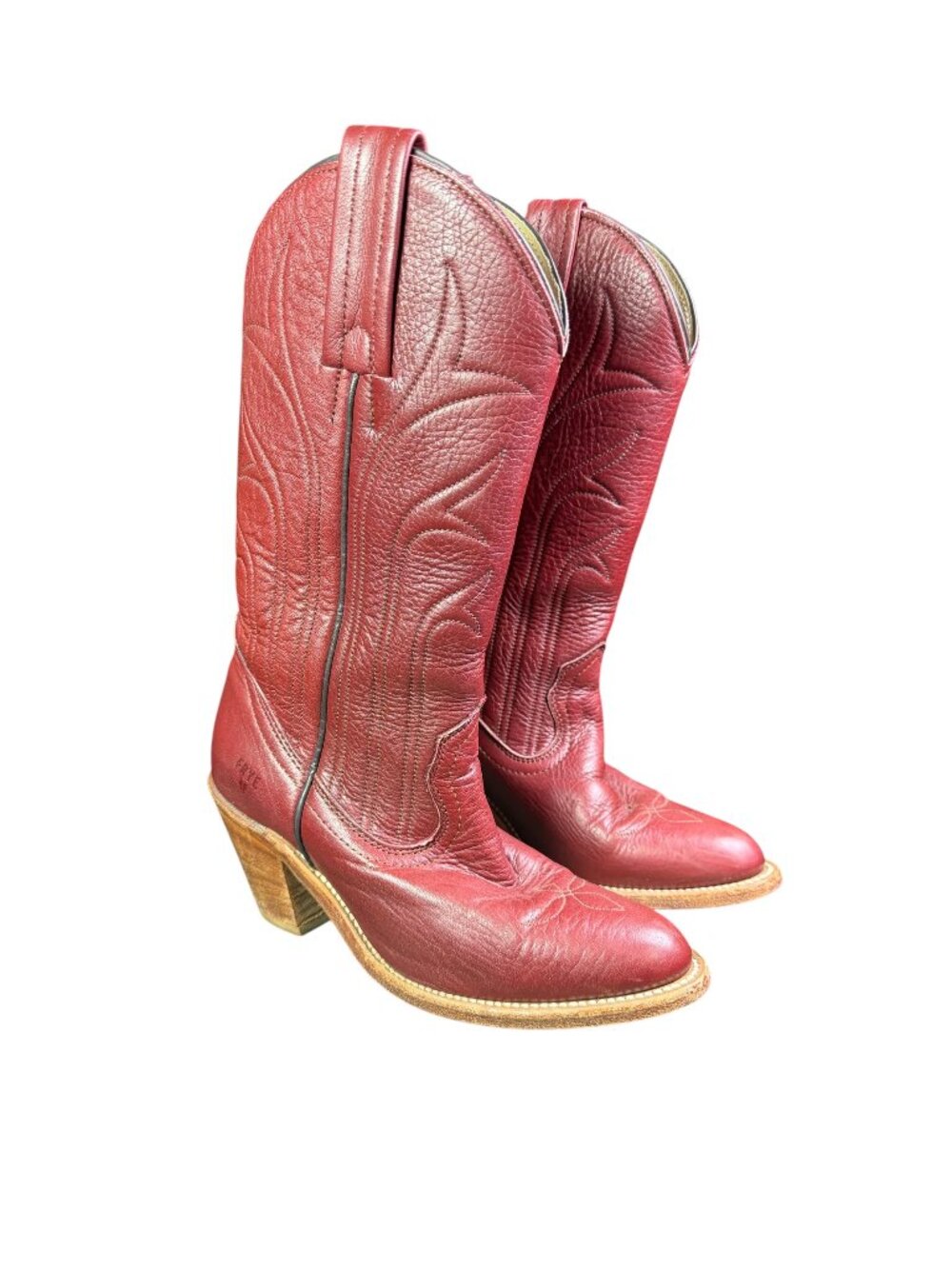 Vintage Frye Western Leather Cowboy Boots Women’s 5B